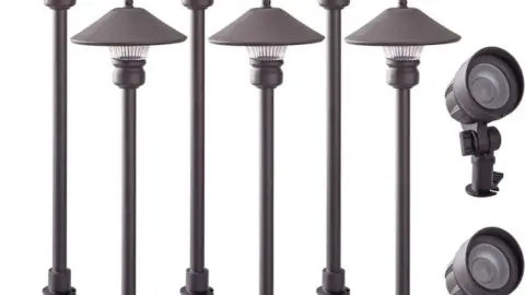 Hampton Bay Pearson Low-Voltage Bronze Integrated LED Outdoor Landscape